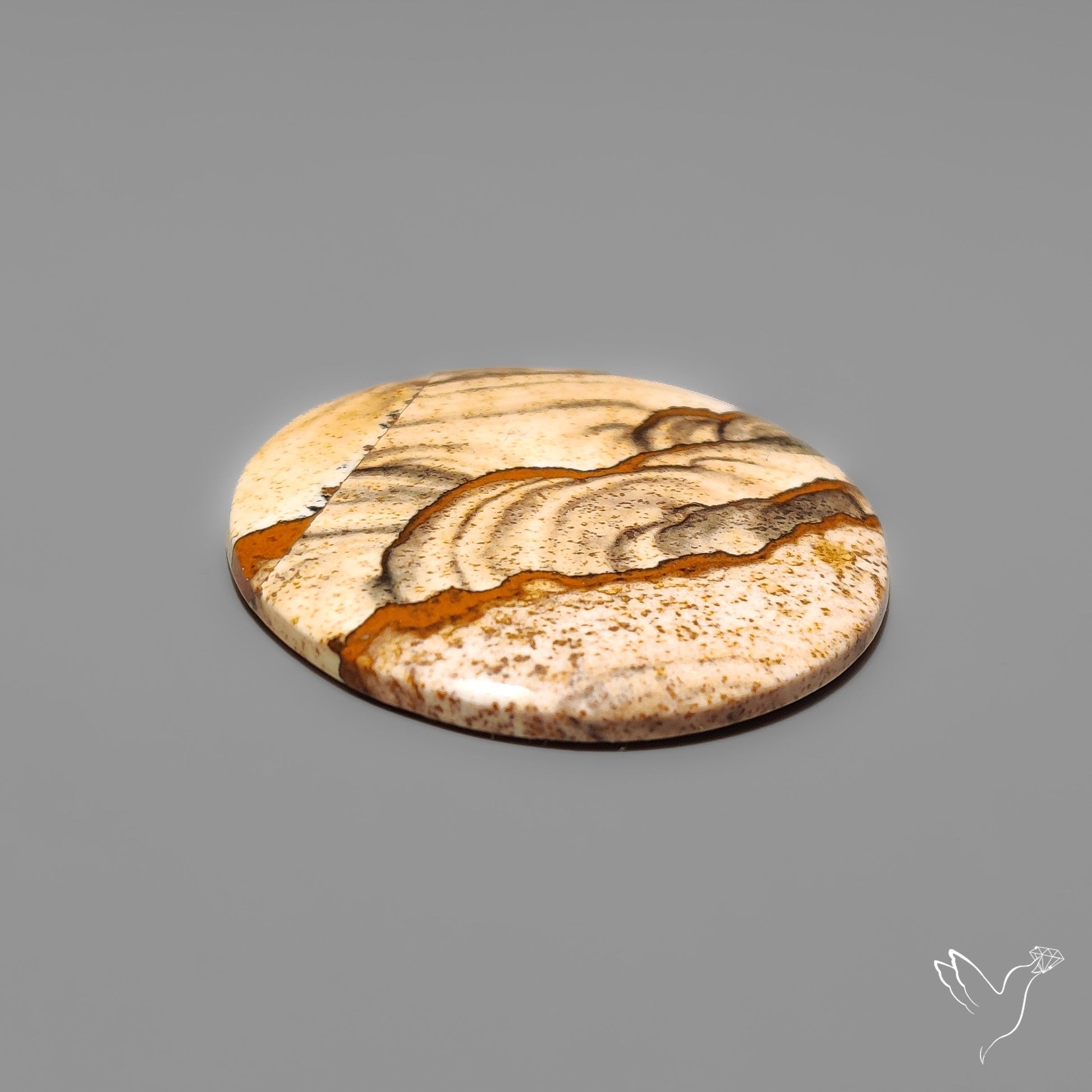 Deschutes Picture Jasper Cabochon