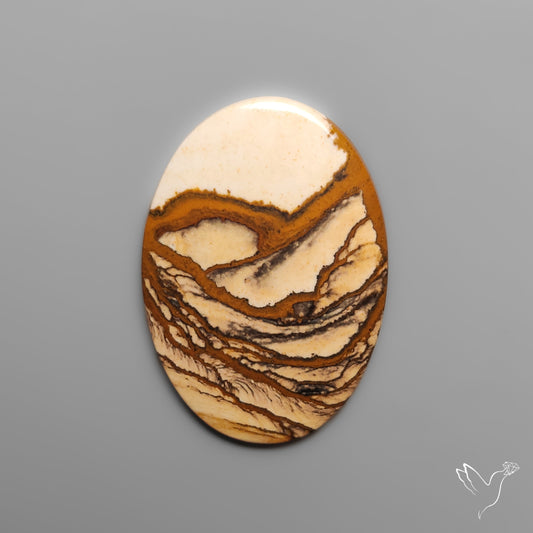Deschutes Picture Jasper Cabochon