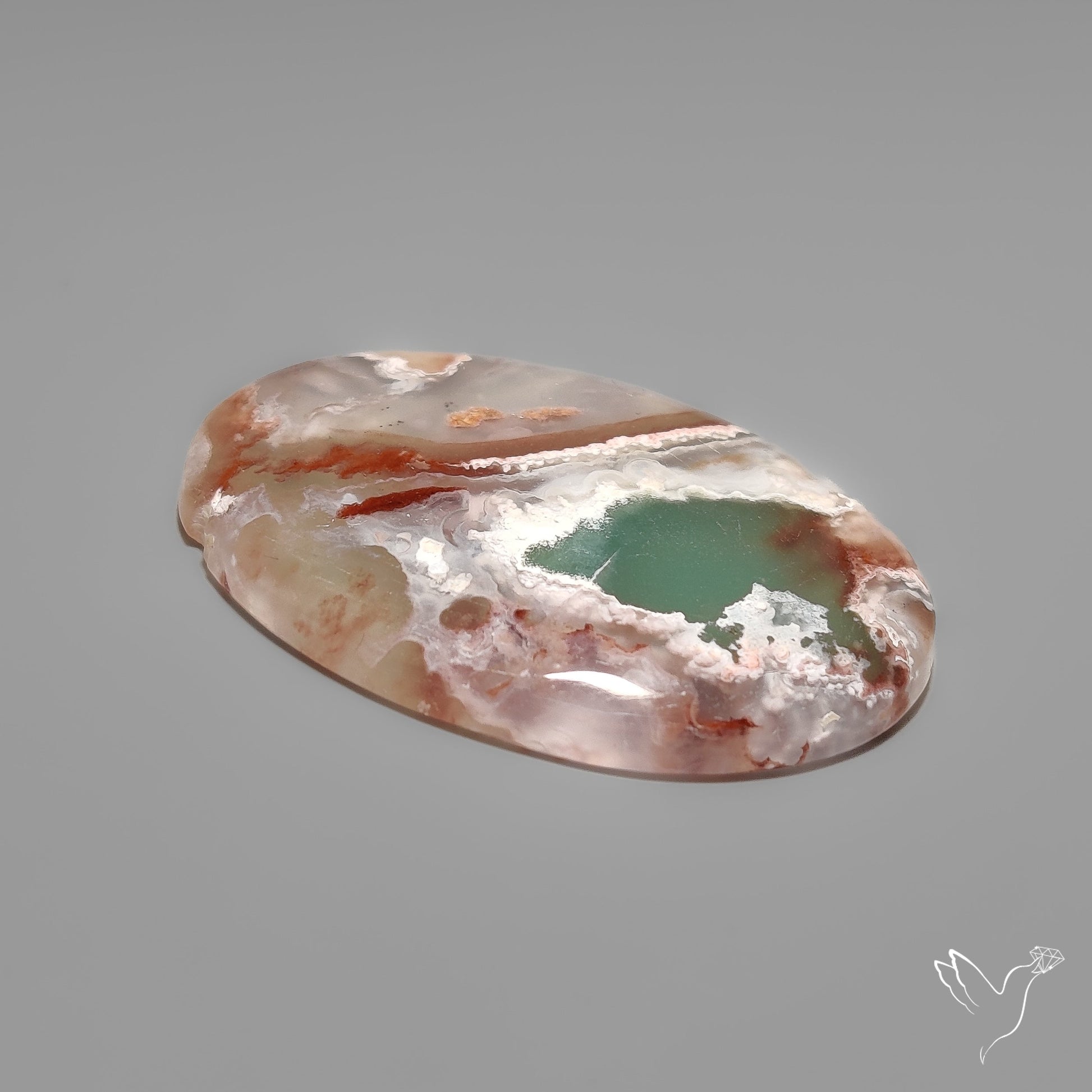 Aqua Chrysoprase Cabochon