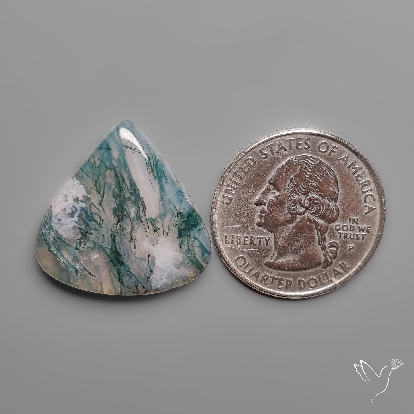 Moss Agate Cabochon