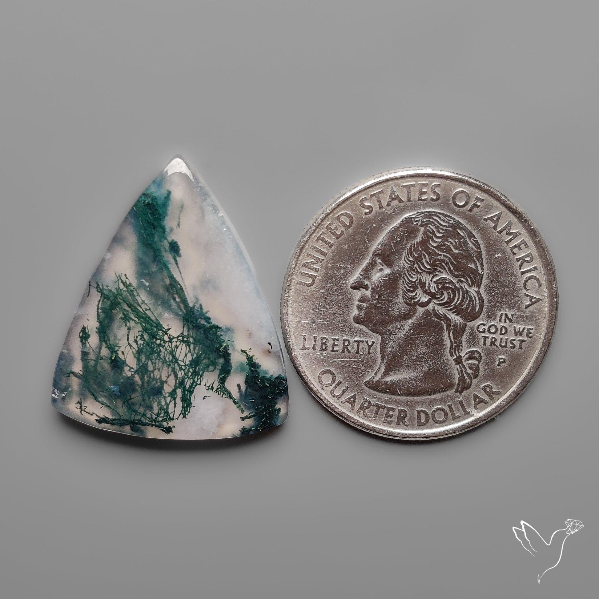 Moss Agate Cabochon