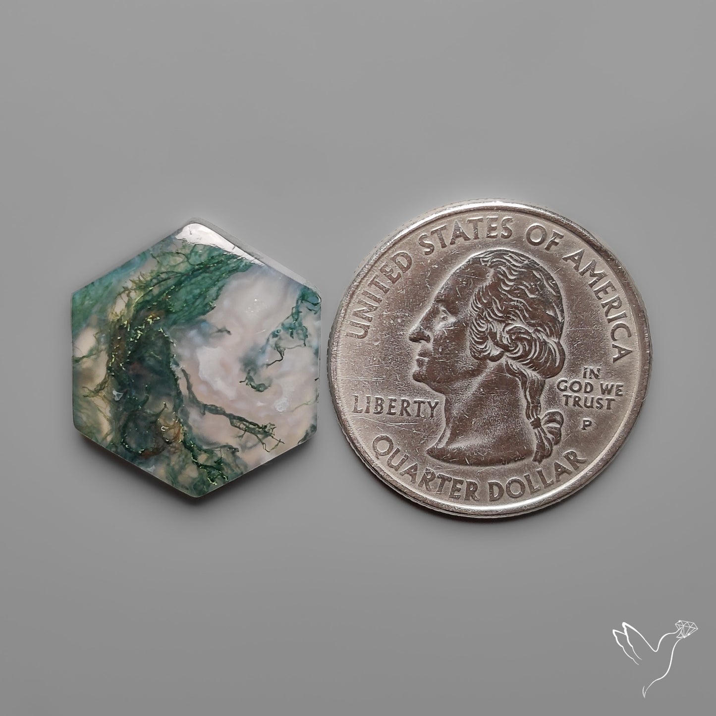 Moss Agate Cabochon