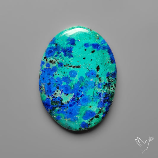 Bluebird Azurite Cabochon