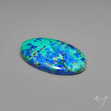 Bluebird Azurite Cabochon
