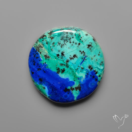 Bluebird Azurite Cabochon
