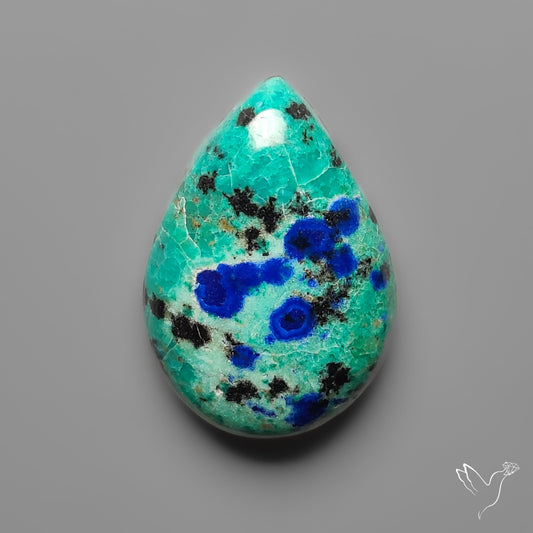 Bluebird Azurite Cabochon