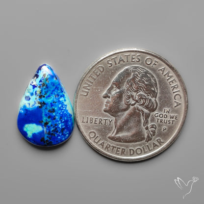 Bluebird Azurite Cabochon