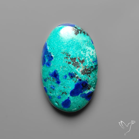 Bluebird Azurite Cabochon