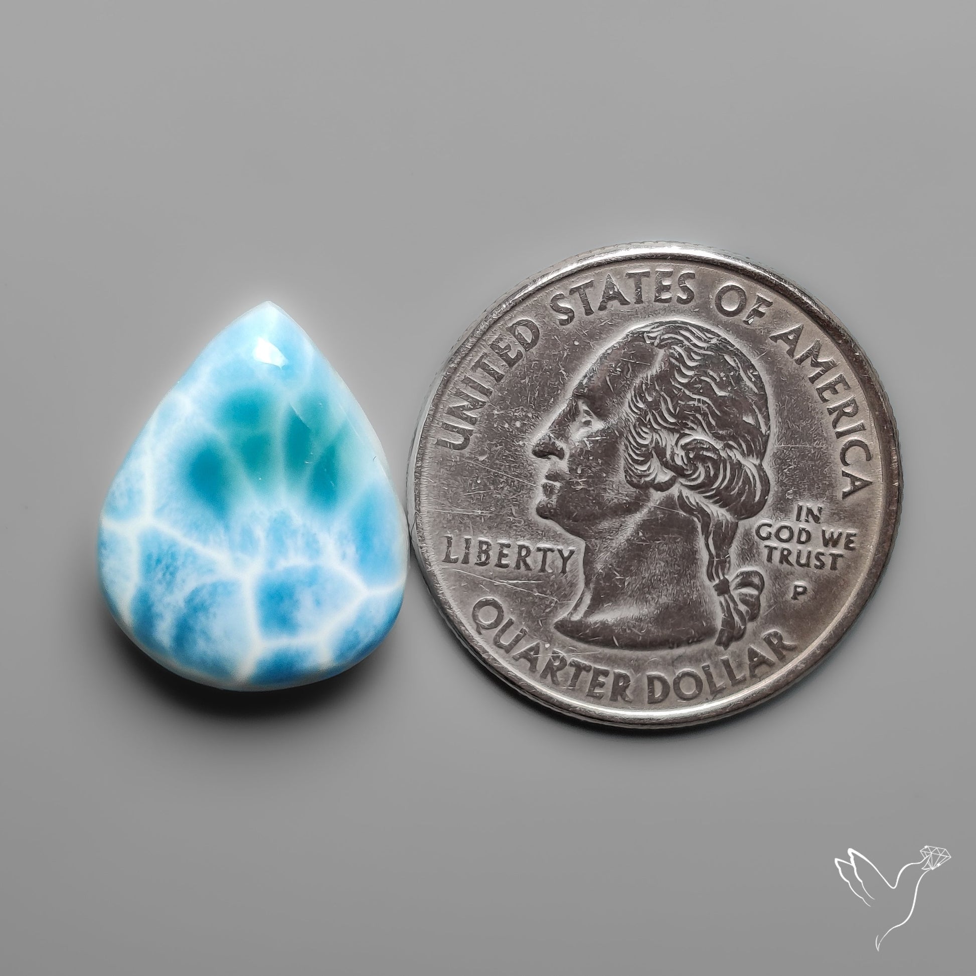 Larimar Cabochon