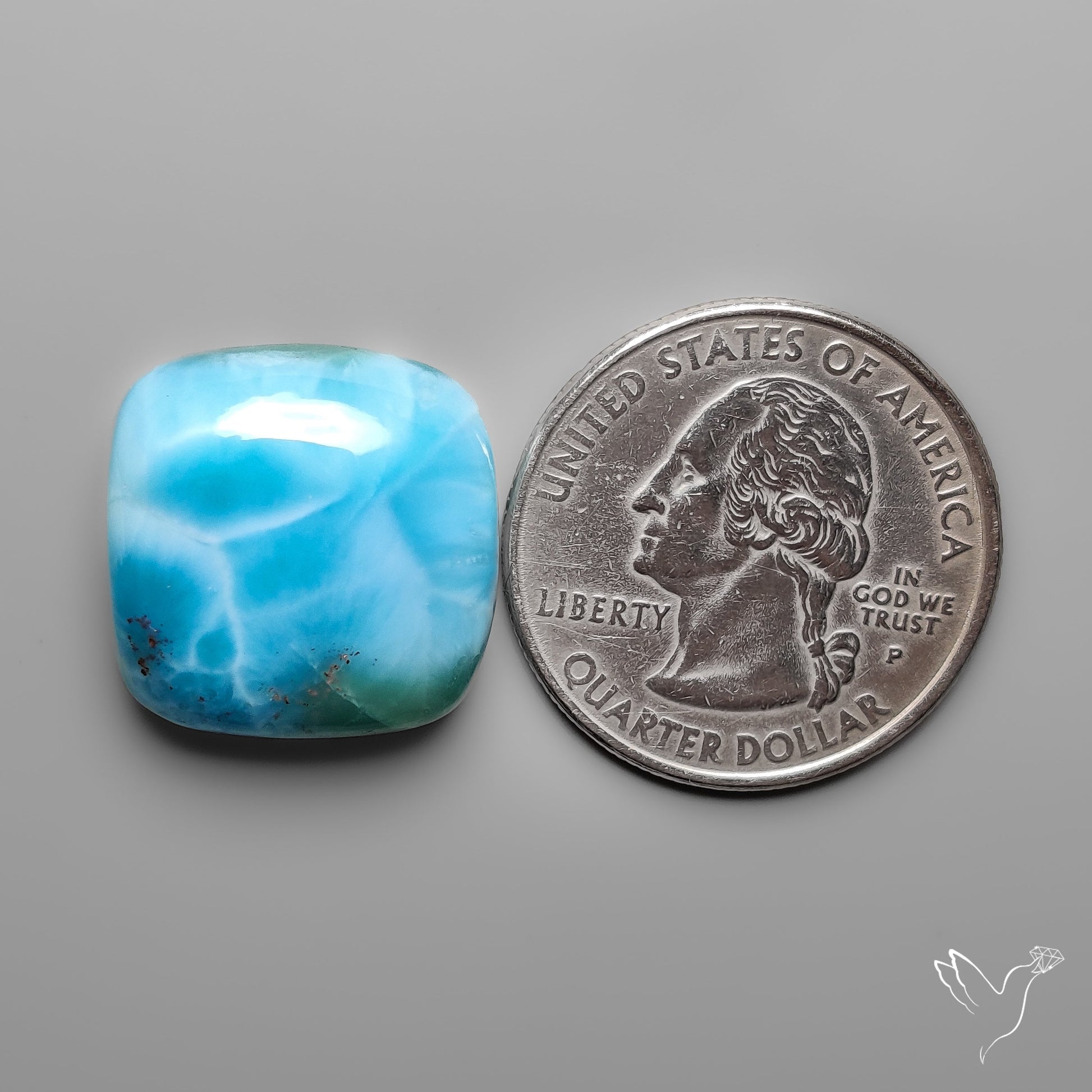 Larimar Cabochon