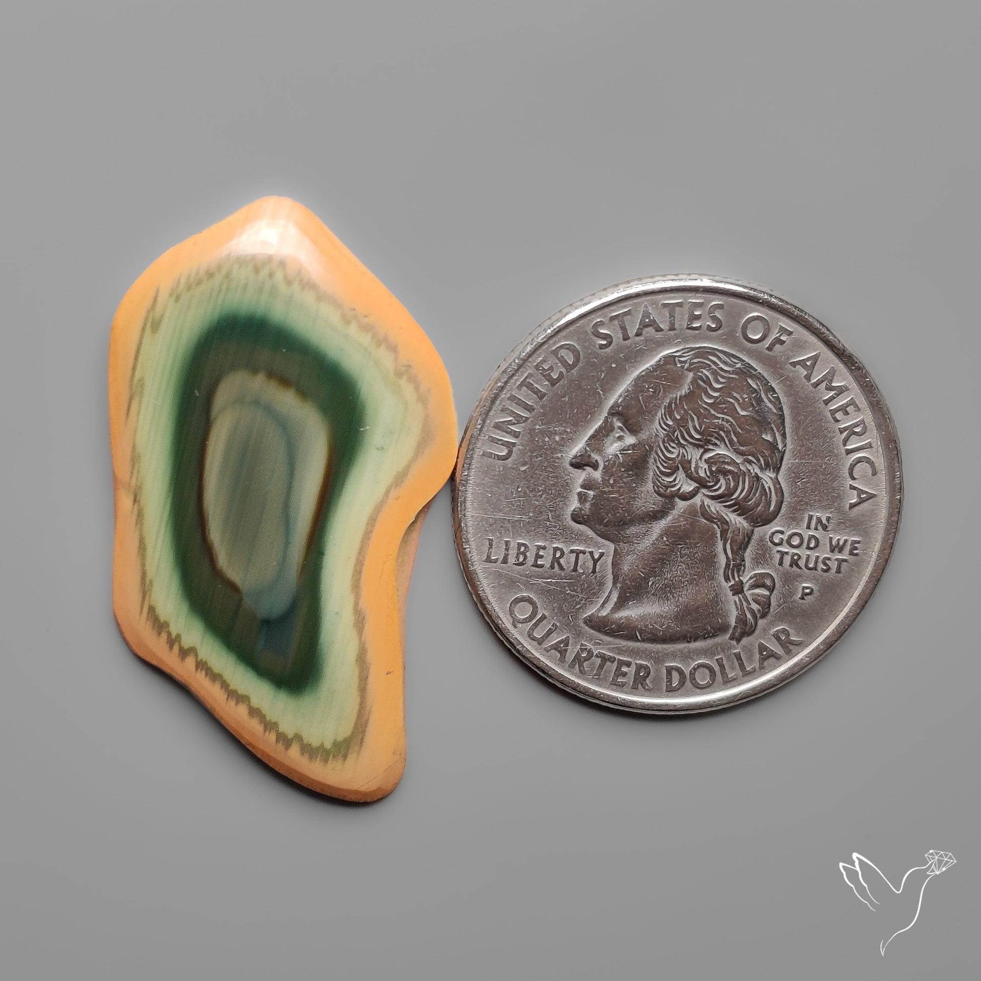 Imperial Jasper Raw Edged Slice