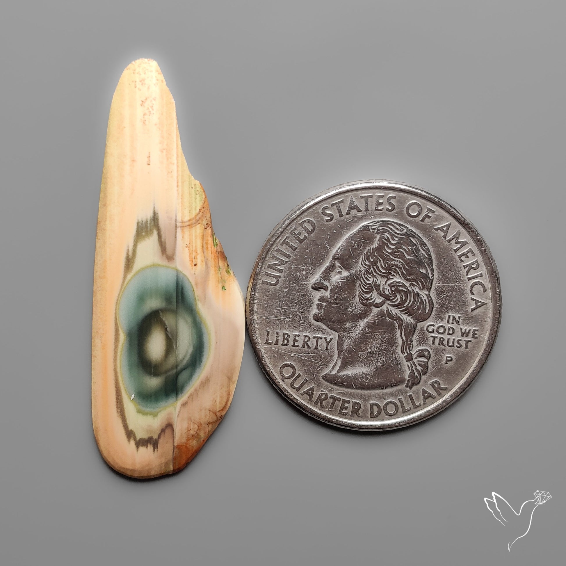 Imperial Jasper Raw Edged Slice