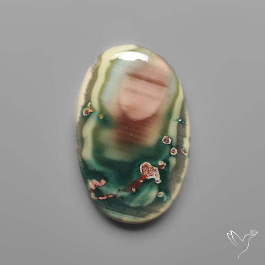 Imperial Jasper Raw Edged Slice