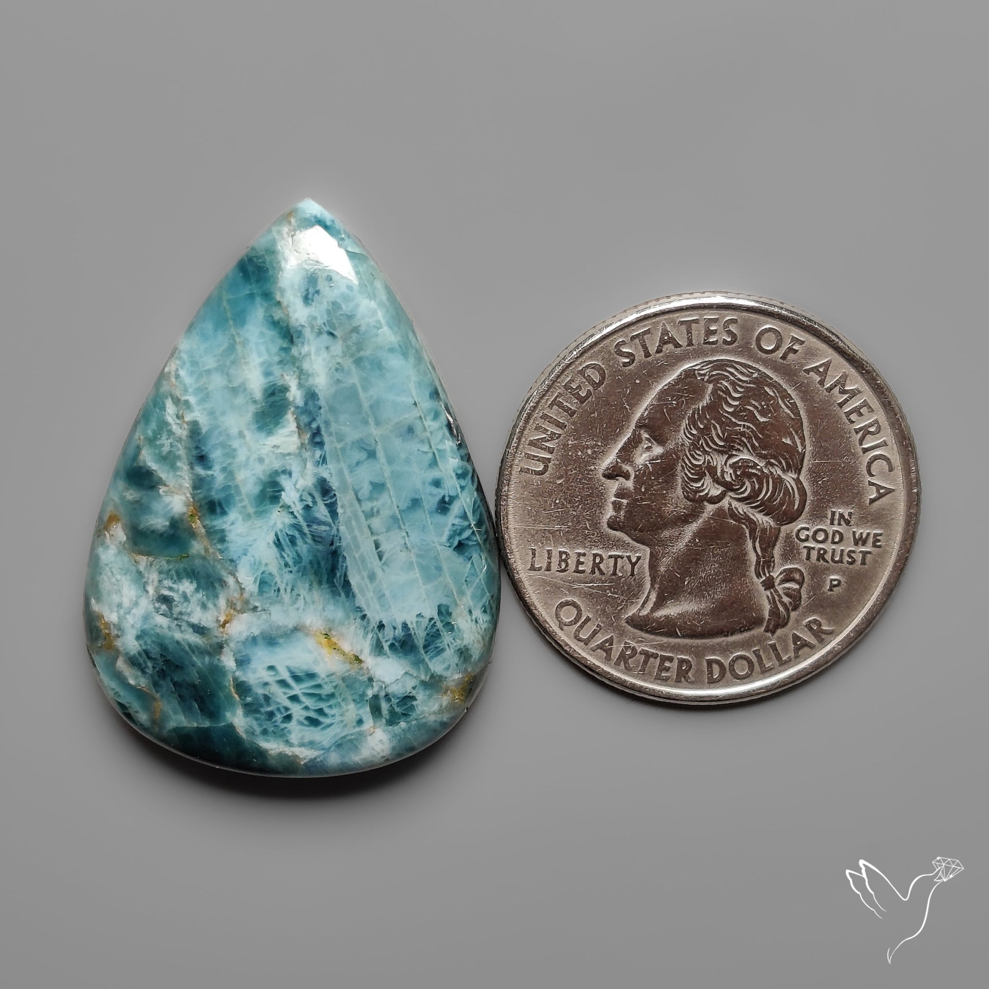 Lake Baikal Apatite Cabochon