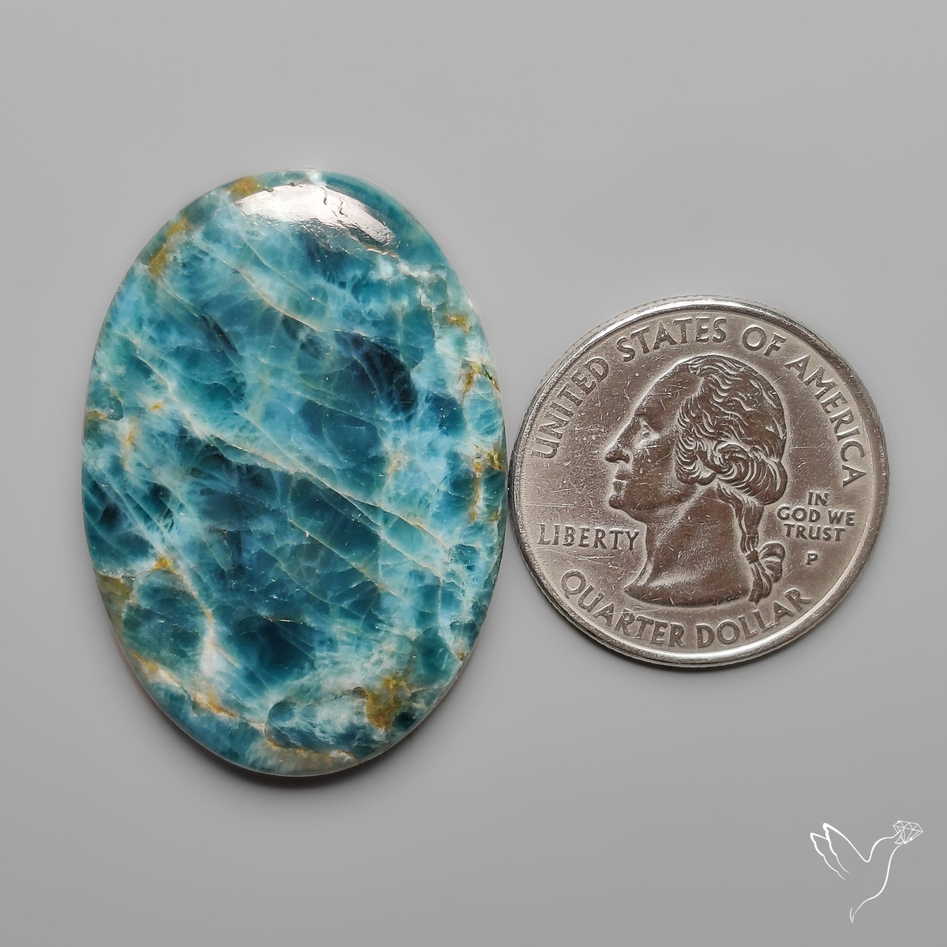 Lake Baikal Apatite Cabochon