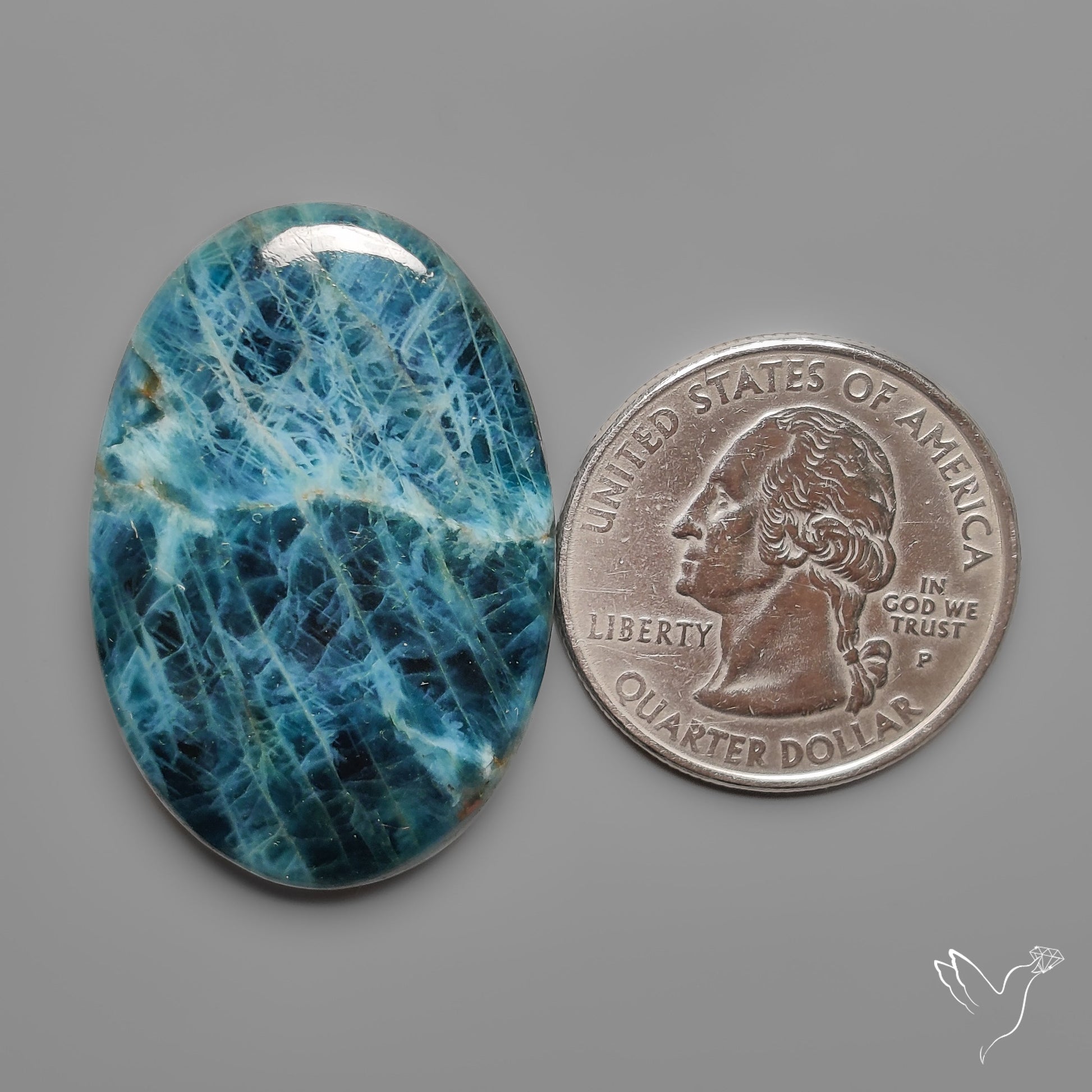 Lake Baikal Apatite Cabochon