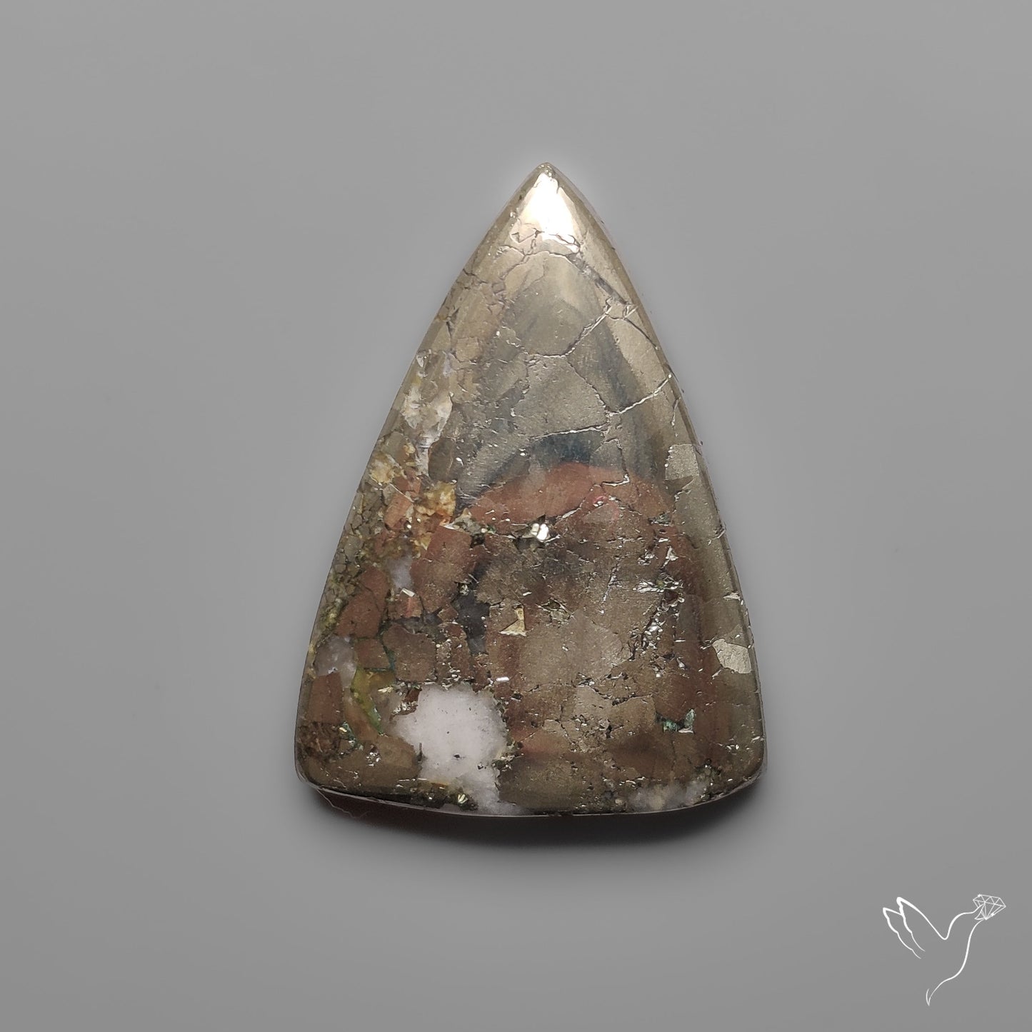 Mohawkite Cabochon Pyritic