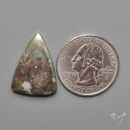 Mohawkite Cabochon Pyritic
