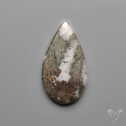 Mohawkite Cabochon Pyritic