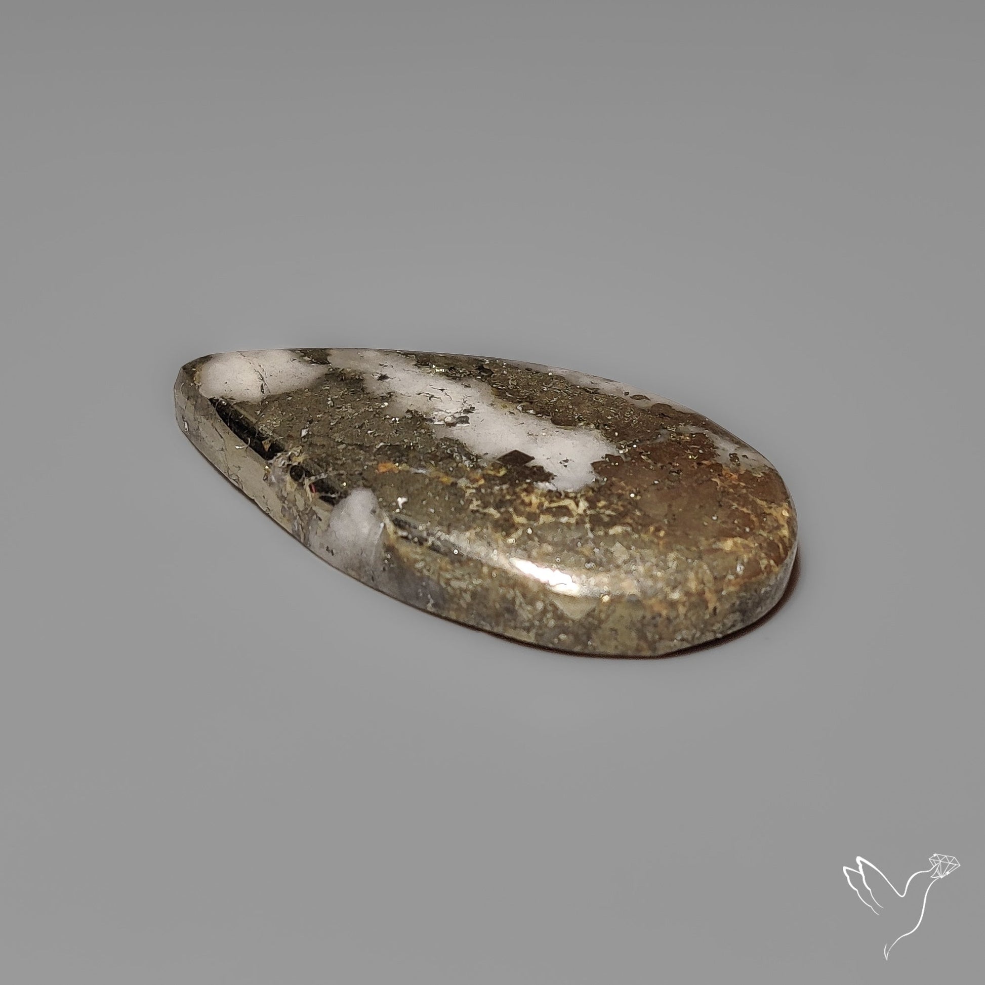 Mohawkite Cabochon Pyritic