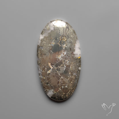 Mohawkite Cabochon Pyritic