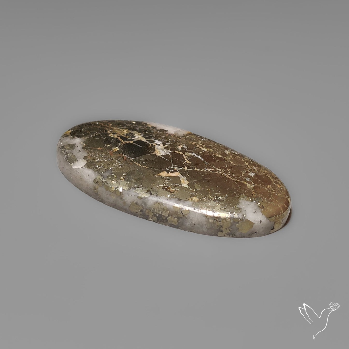 Mohawkite Cabochon Pyritic