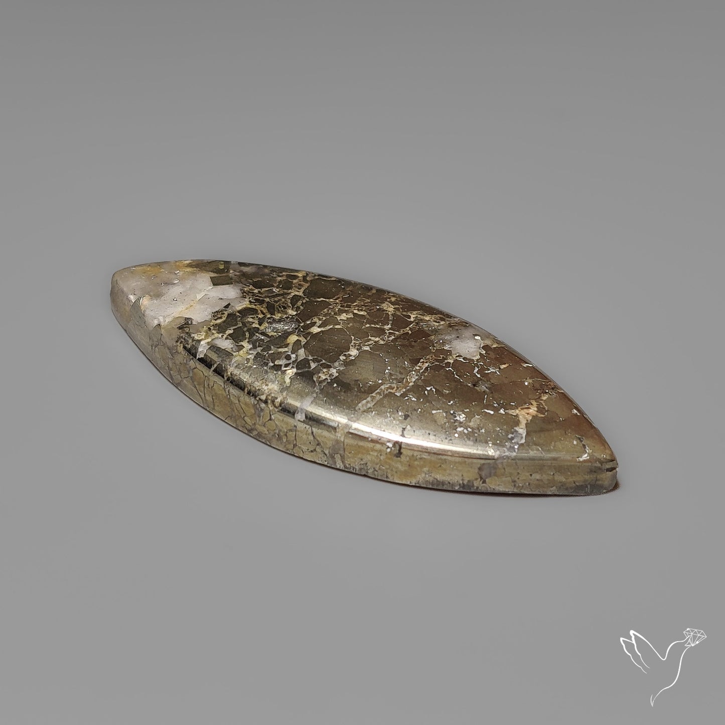 Mohawkite Cabochon Pyritic