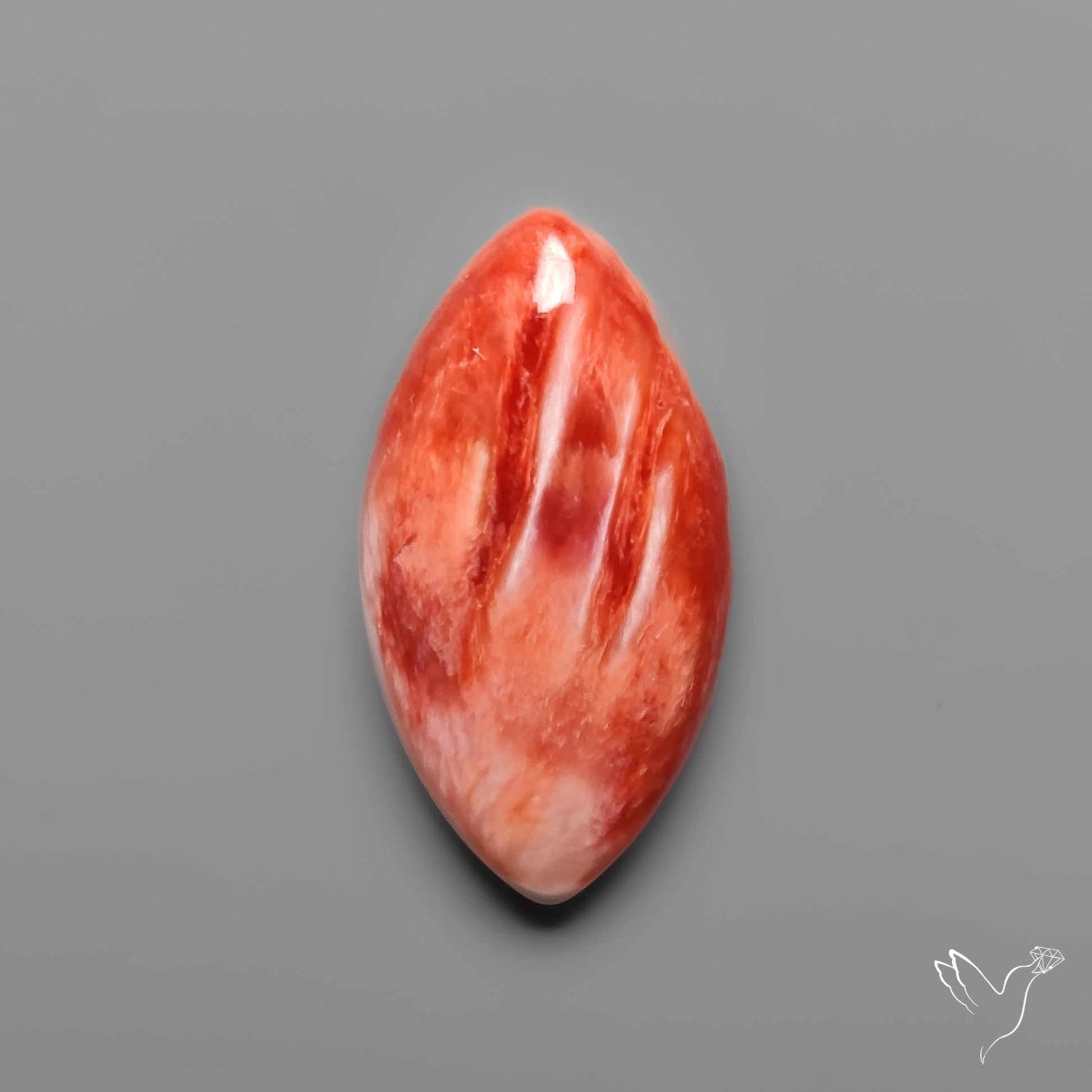 Spiny Oyster Shell Cabochon