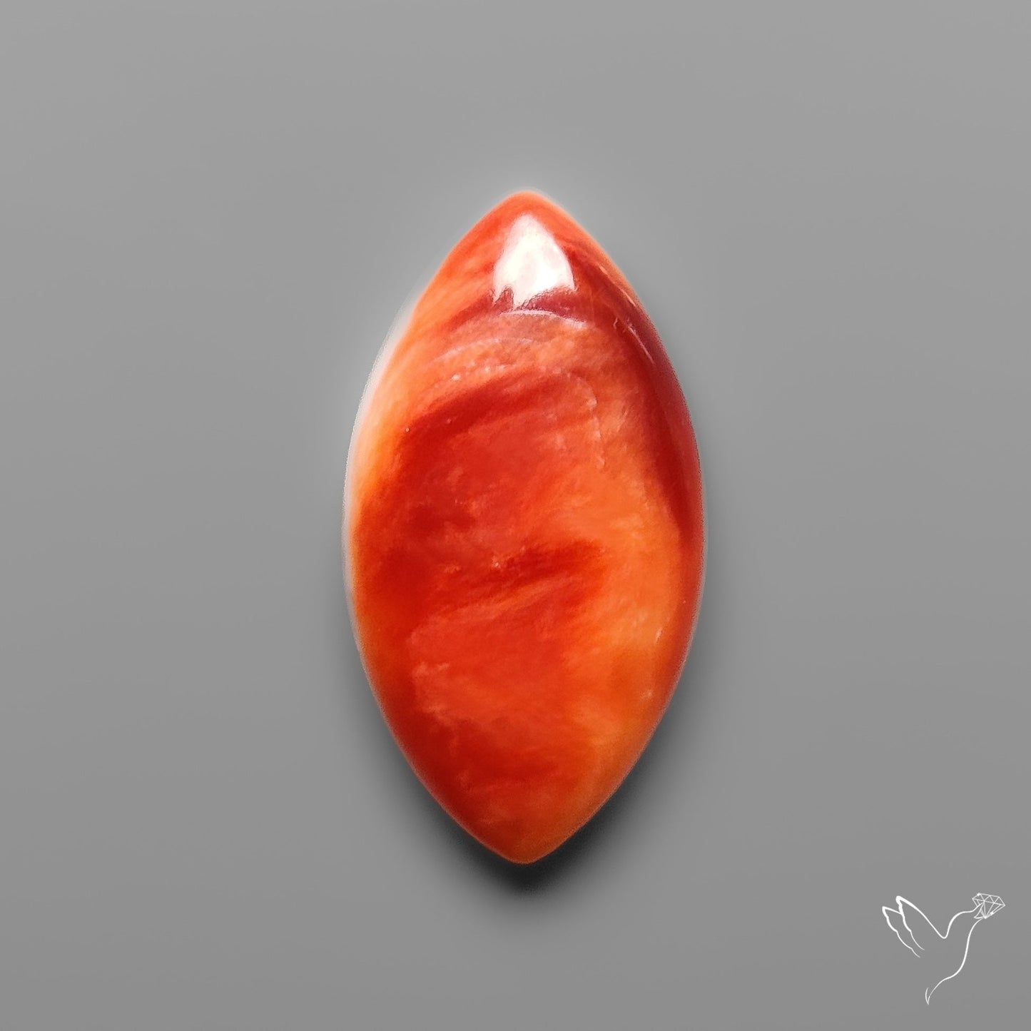 Spiny Oyster Shell Cabochon