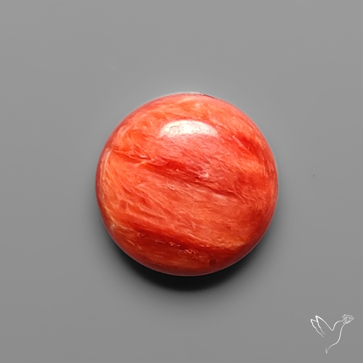 Spiny Oyster Shell Cabochon