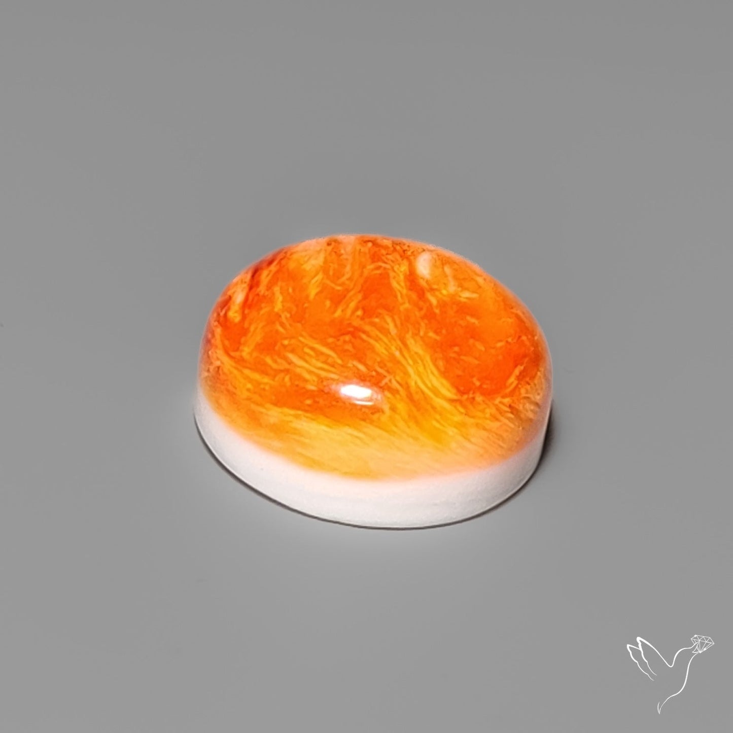 Spiny Oyster Shell Cabochon