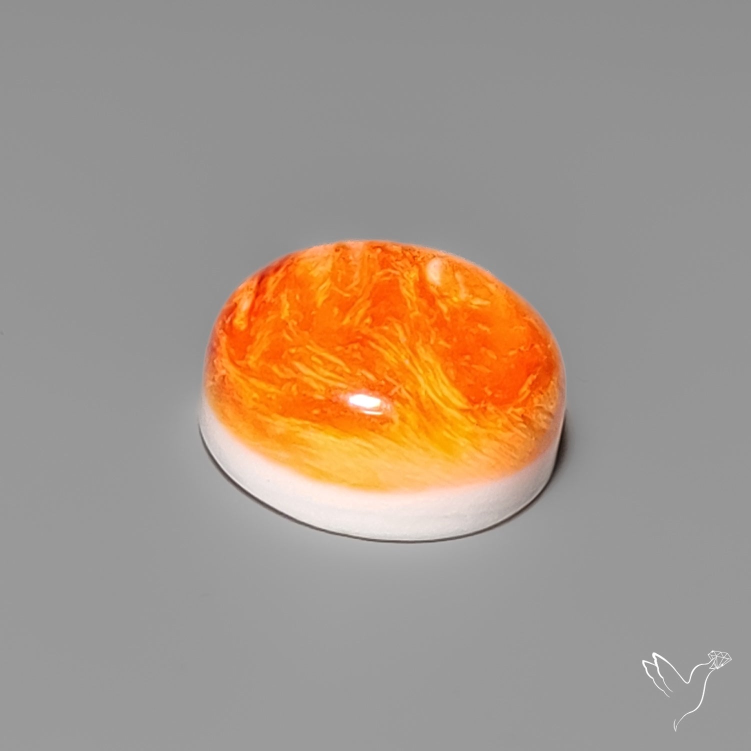 Spiny Oyster Shell Cabochon