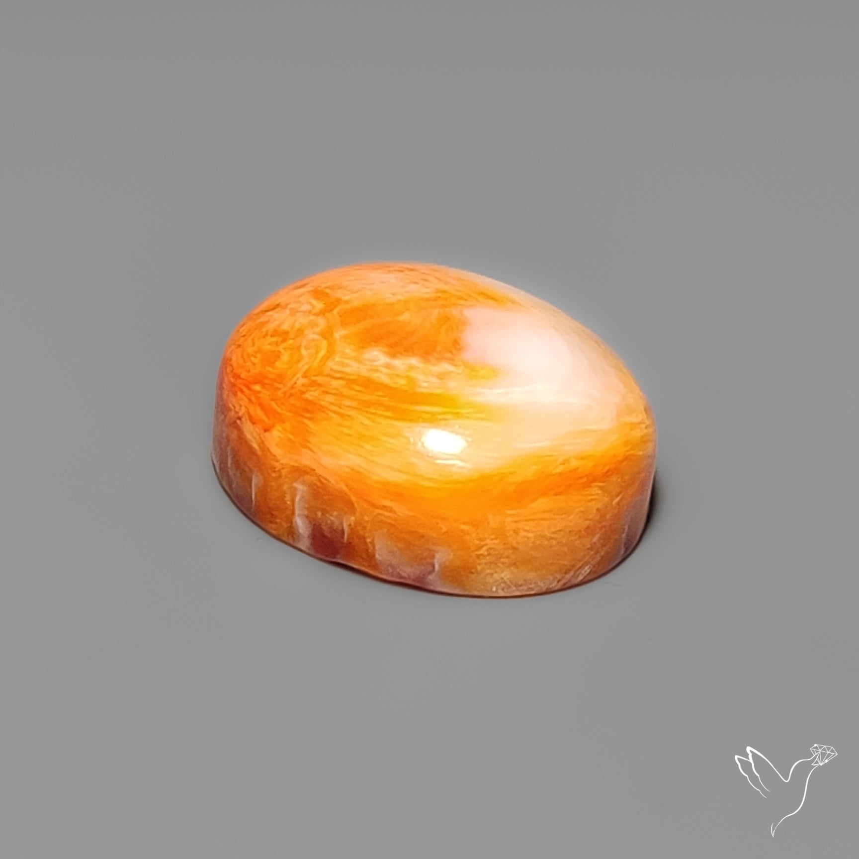 Spiny Oyster Shell Cabochon