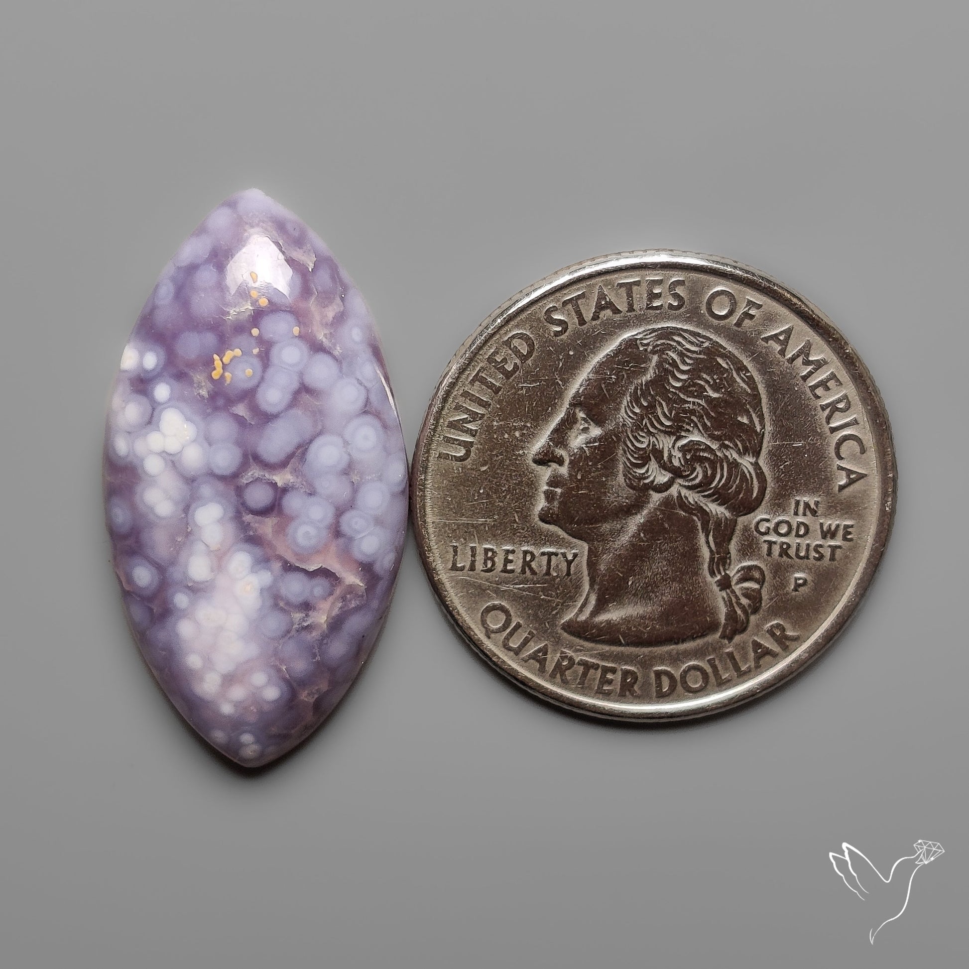 Grape Agate Cabochon