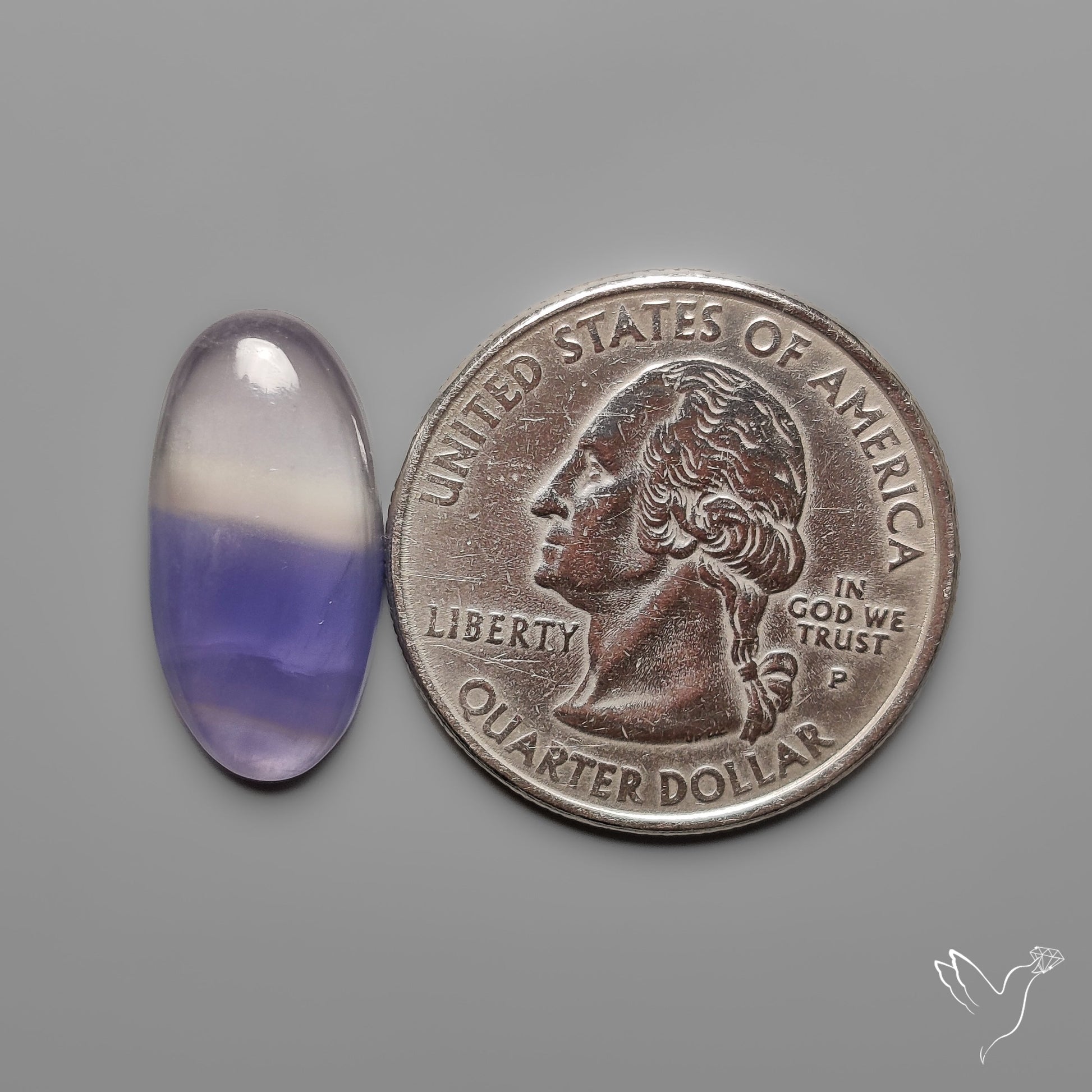 Purple Fluorite Cabochon