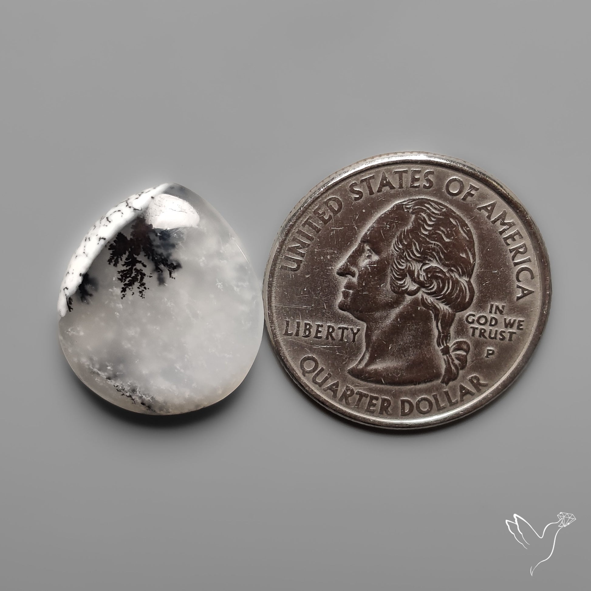 Dendritic Agate Cabochon