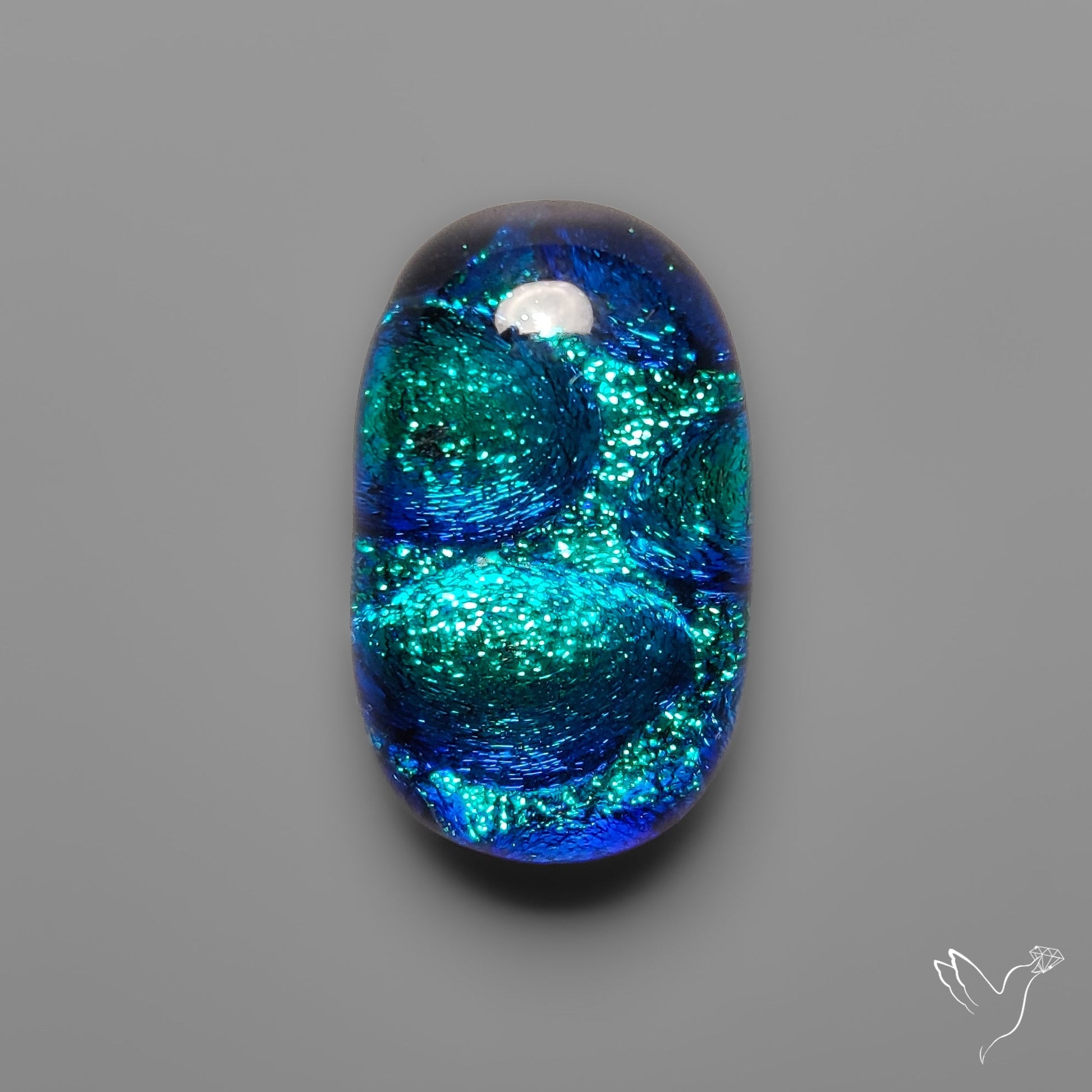 Dichroic Glass Cabochon