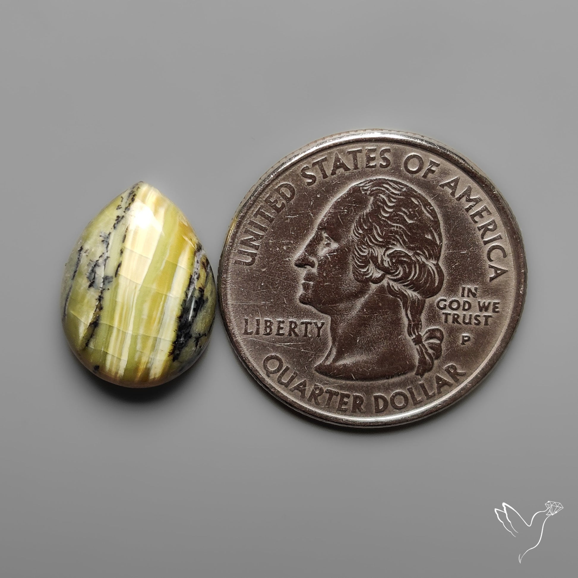 Swiss Green Opal Cabochon