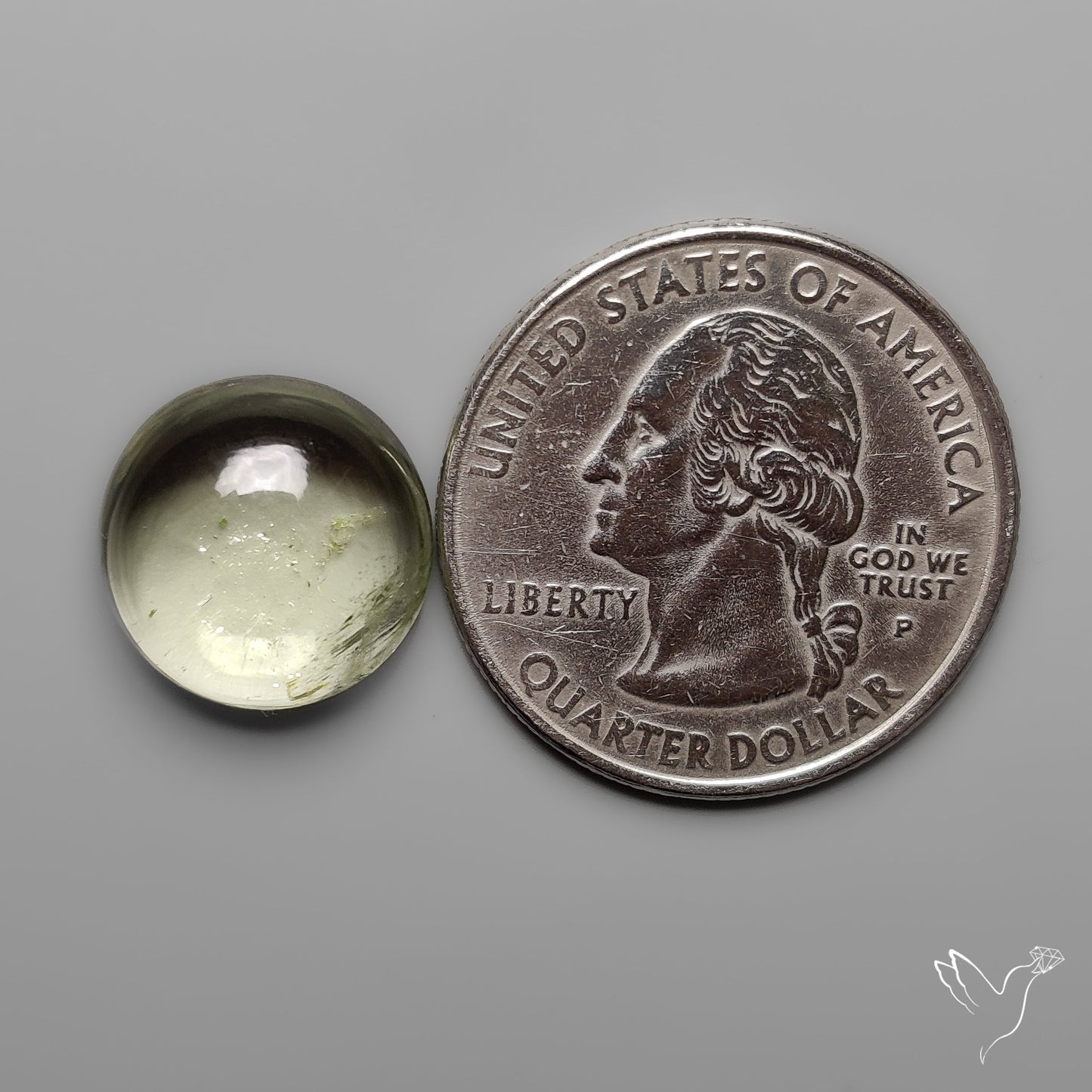 Lemon Quartz Round Cabochon