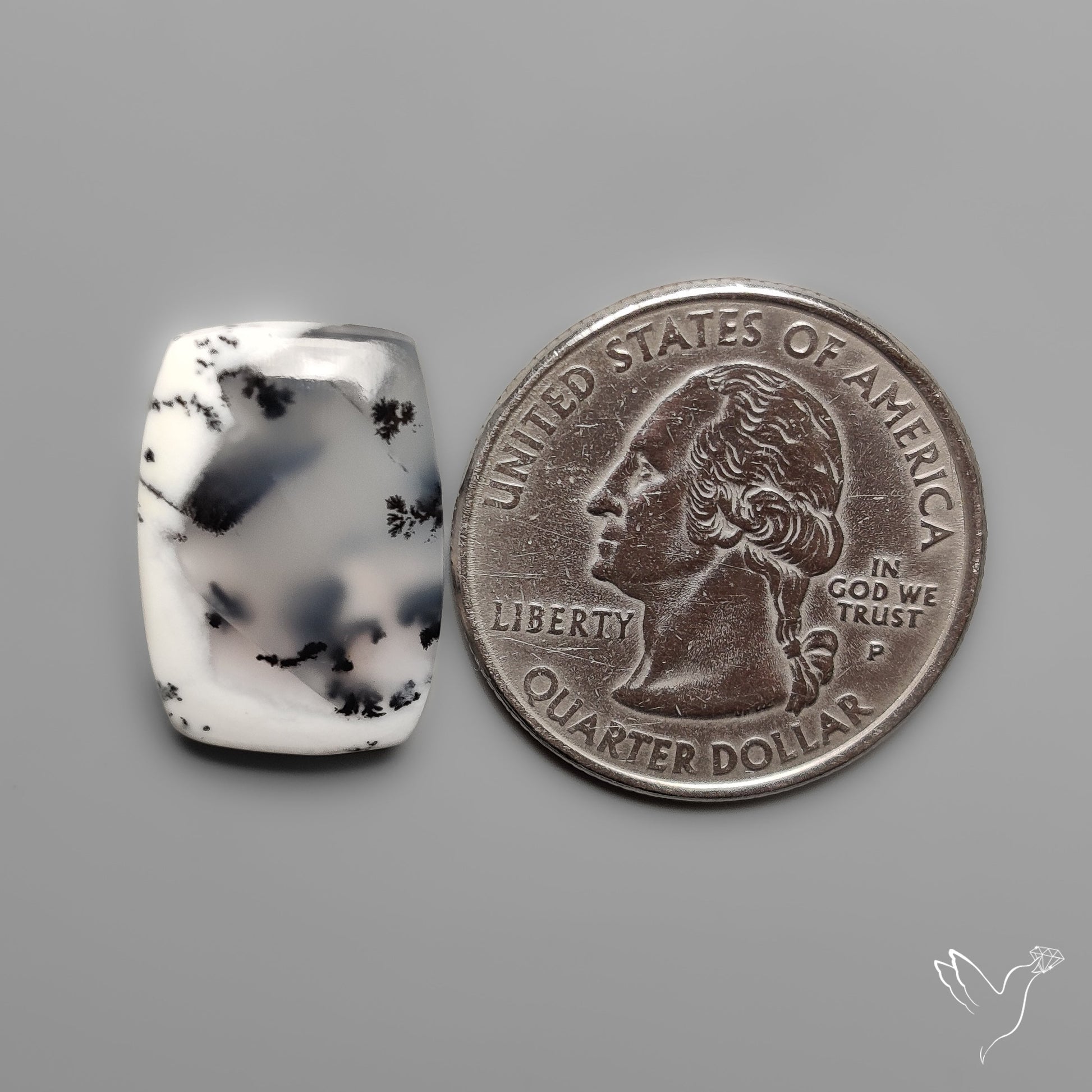 Dendritic Agate Cabochon