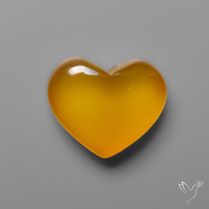 Carnelian Agate Heart Carving