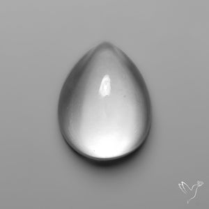 Himalayan Ice Quartz Drop Cabochon