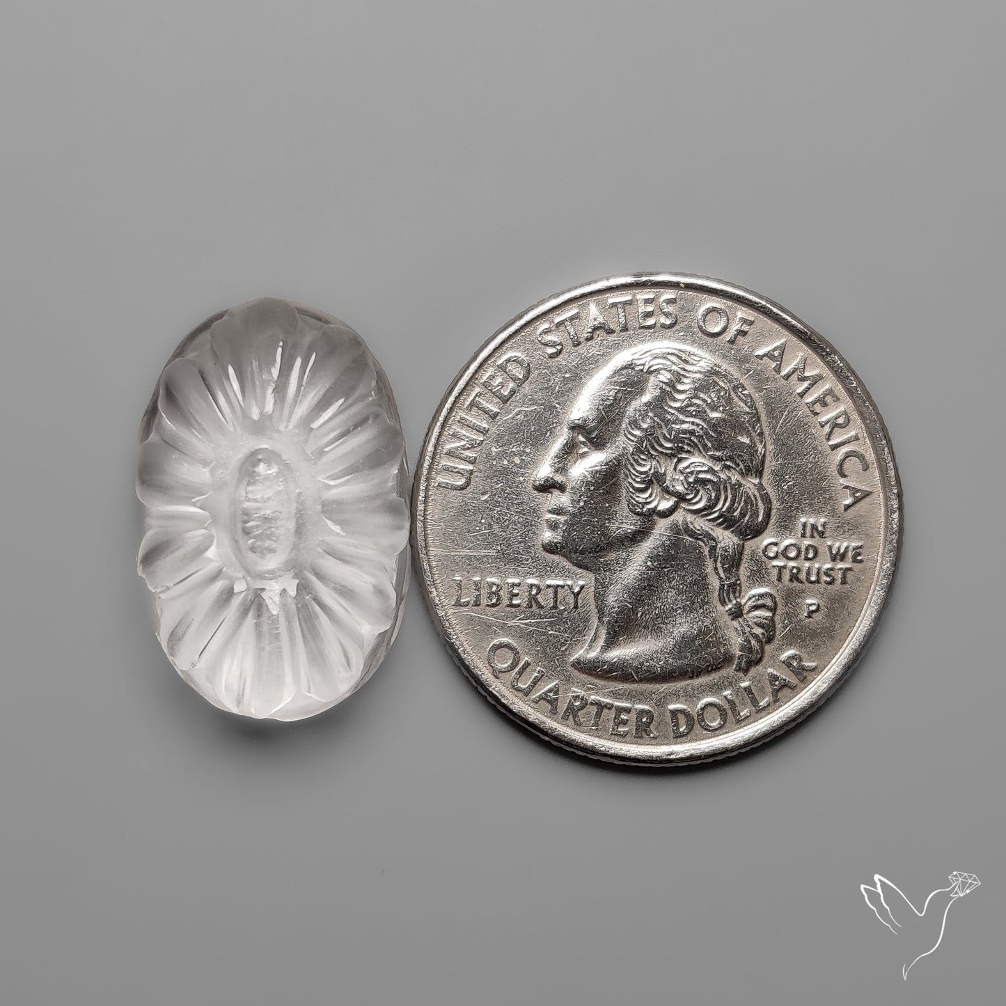 Himalayan Quartz Mughal Carving