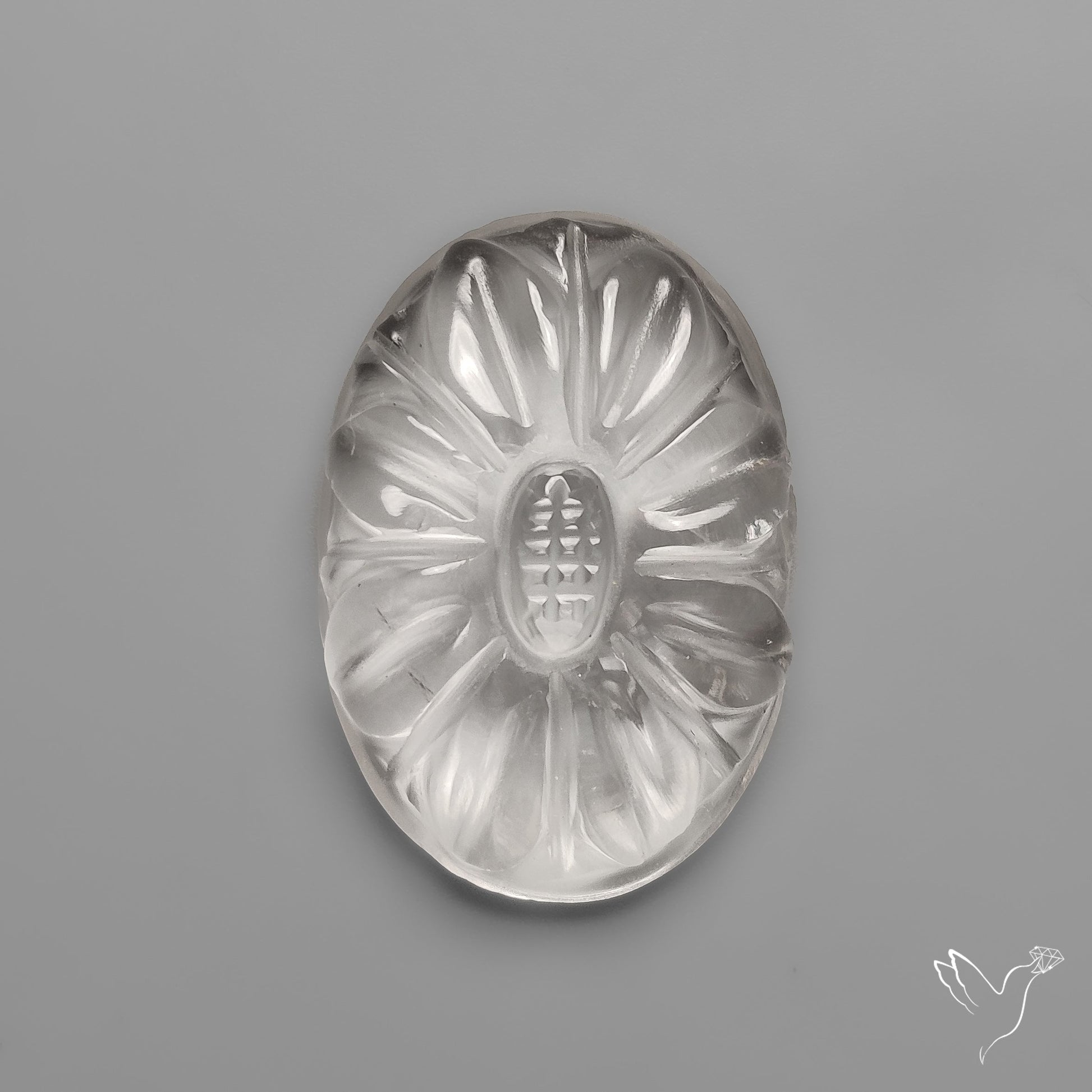Himalayan Quartz Mughal Carving