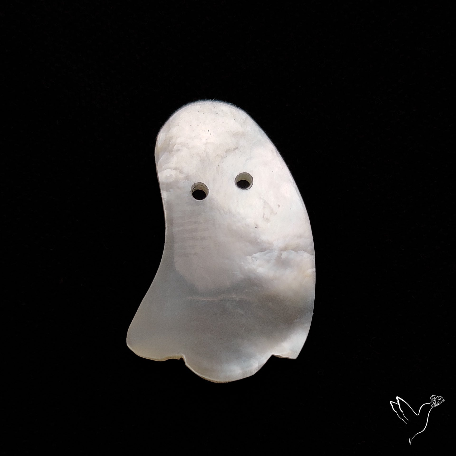 Mother Of Pearl Ghost Carving