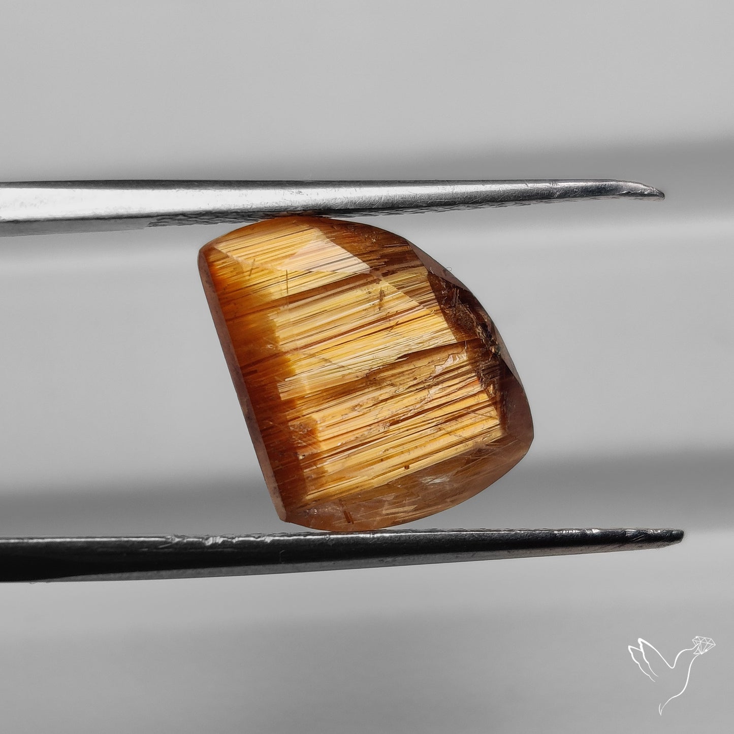 AAA Faceted Golden Rutilated Quartz