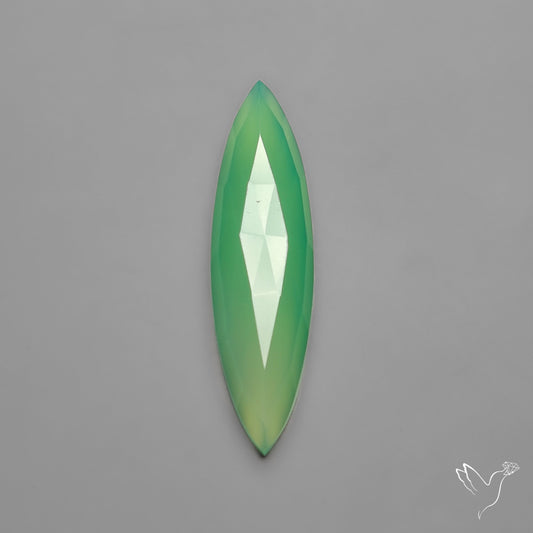Rose Cut Gemmy Chrysoprase