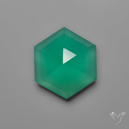 Rose Cut Gemmy Chrysoprase