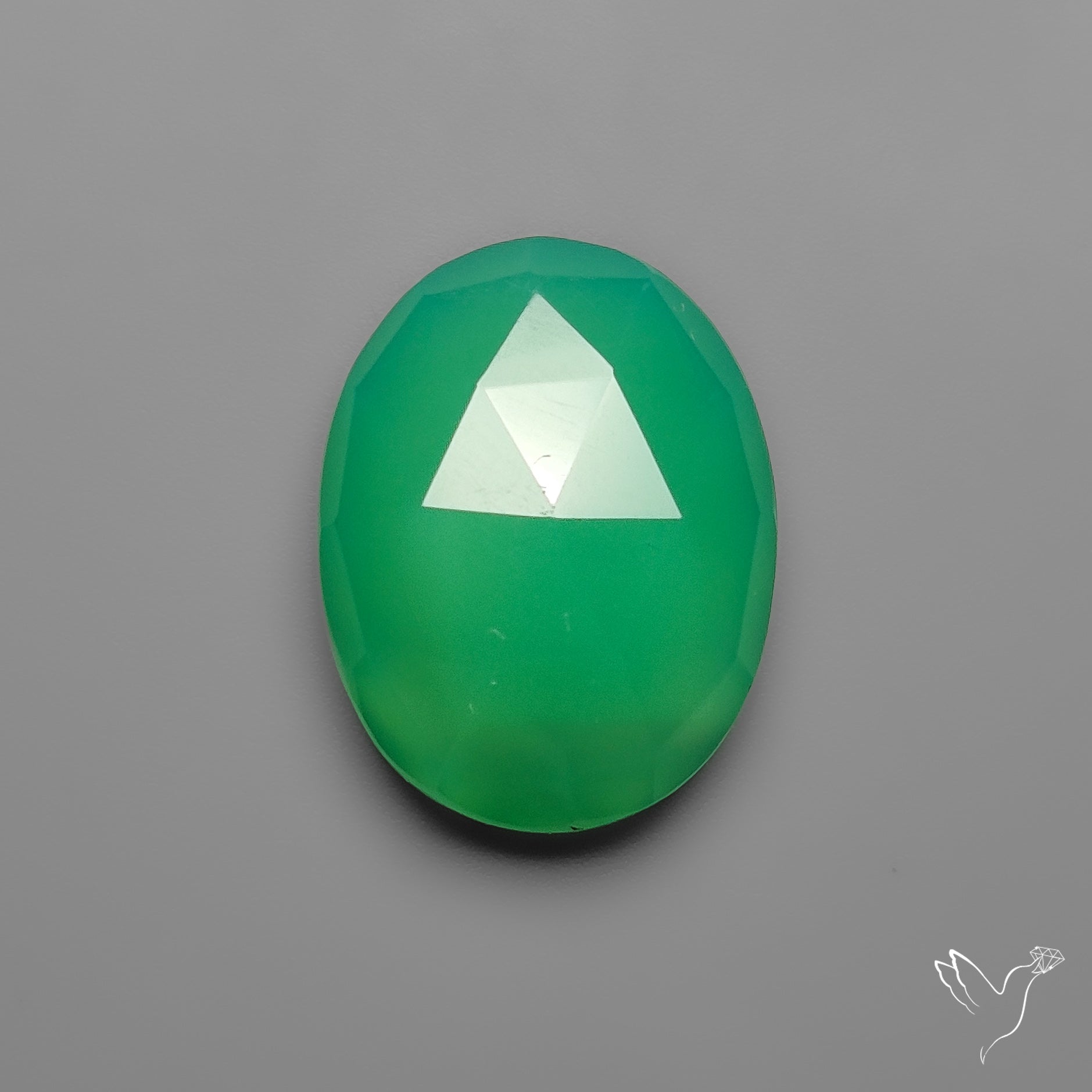Rose Cut Gemmy Chrysoprase