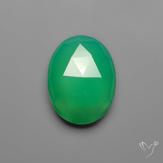 Rose Cut Gemmy Chrysoprase